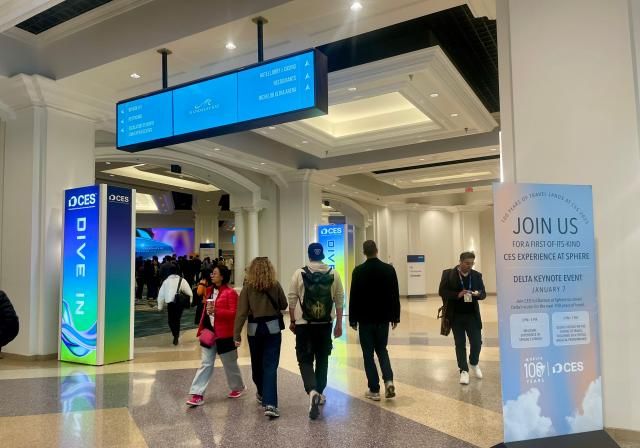 세계 최대 가전·IT정보기술 전시회 개막을 하루 앞둔 6일현지시간 미국 라스베이거스 컨벤션센터 모습 사진이효정 기자