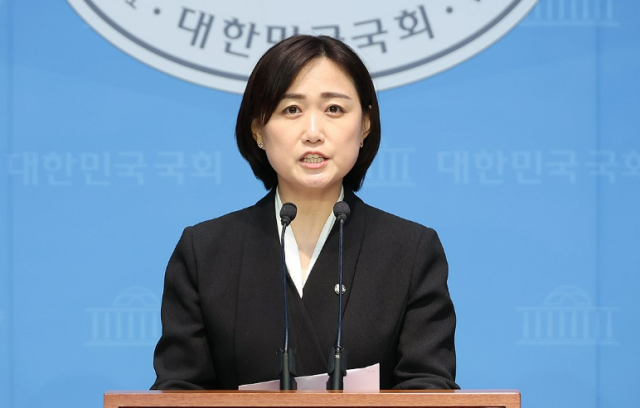 더불어민주당의 백승아 원내대변인 사진연합뉴스