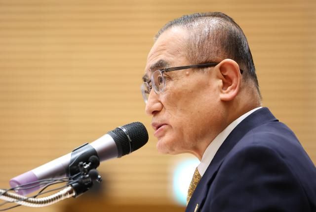 위성락 국가안보실장이 15일 용산 대통령실에서 최근 캄보디아에서 발생한 한국인 대상 납치·감금 범죄 대응 현황 관련 브리핑을 하고 있다 사진연합뉴스