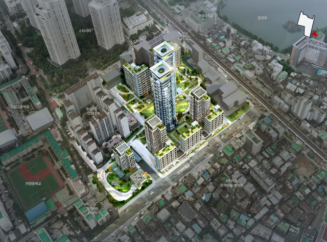자양동 주택정비형 재개발 사업 조감도 사진서울시