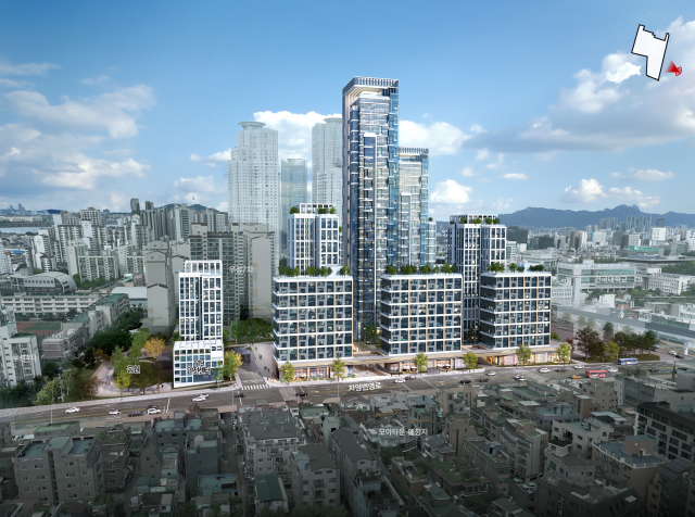 자양동 주택정비형 재개발 사업 조감도 사진서울시