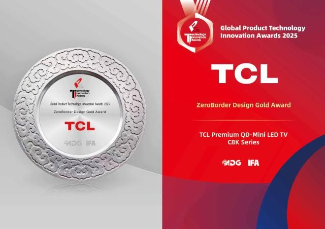 IFA ZeroBorder Design Gold Award TCL C8K 사진TCL