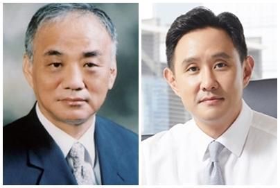 장형진 전 영풍그룹 회장왼쪽과 최윤범 고려아연 회장 사진각 사 