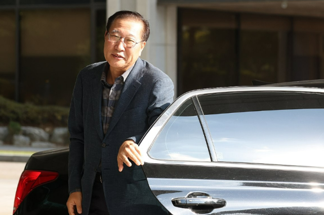 박성재 전 법무부 장관이 지난 23일 서울 서초구 서울고검에 마련된 조은석 내란 특검팀 사무실로 소환되고 있다 사진연합뉴스