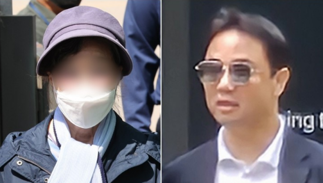 김건희 여사 모친 최은순씨왼쪽와 오빠 김진우씨 사진연합뉴스