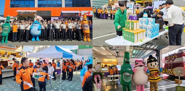 하이트진로가 전국 소방공무원들의 관심과 호응 속에 올해 ‘감사의 간식차’ 행사를 성공적으로 마무리했다고 27일 밝혔다 사진하이트진로 