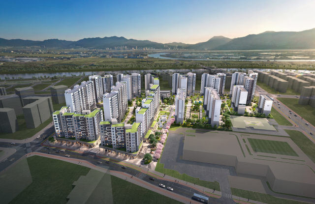 에코델타시티 아테라 조감도 사진금호건설