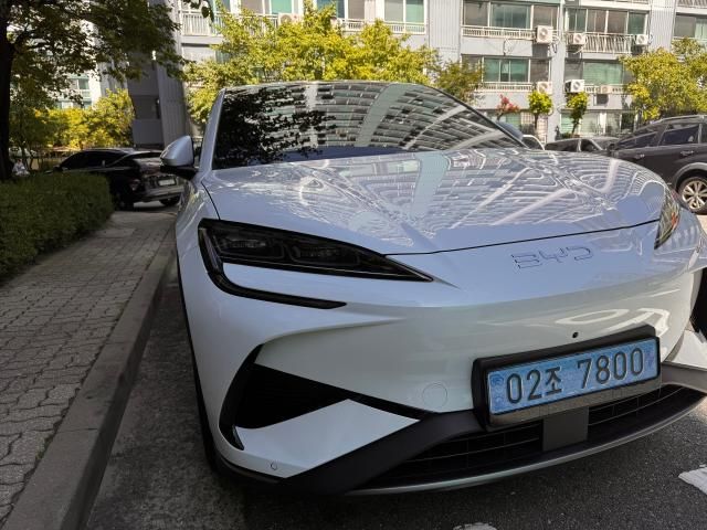 BYD 씨라이언 7 전면 모습 사진이성진 기자