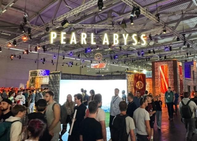 게임스컴 2025서 선보인 붉은사막 부스 모습 사진 펄어비스 