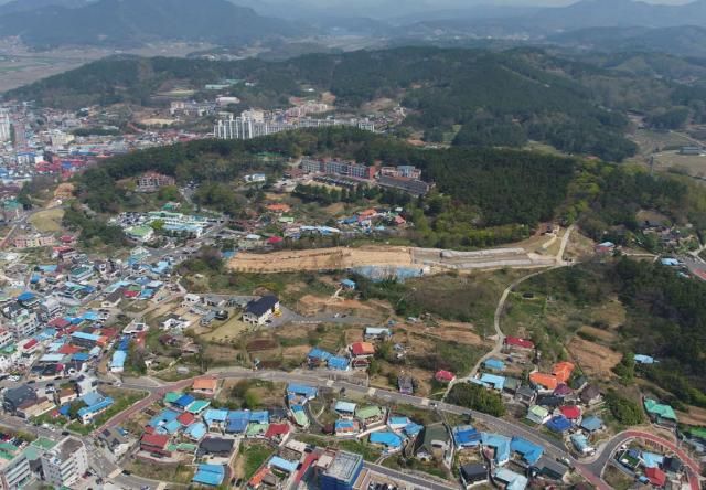 서천읍성 전경 국가지정문화유산「사적」 지정사진서천군