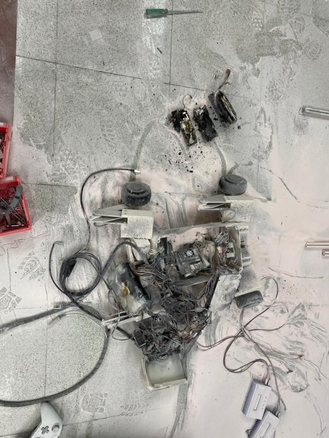 충전 중 배터리 화재 사진대전소방본부