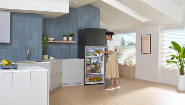 삼성전자의 상냉동·하냉장TMF 냉장고 제품 사진삼성전자