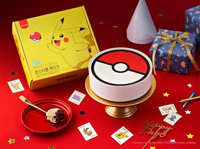 SPC삼립 ‘피카츄의 초코바나나 몬스터볼 케이크’ [사진=SPC삼립]