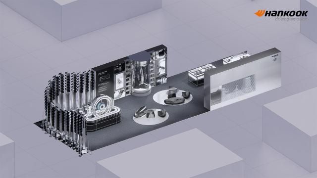 한국타이어 브랜드 부스 조감도사진한국타이어