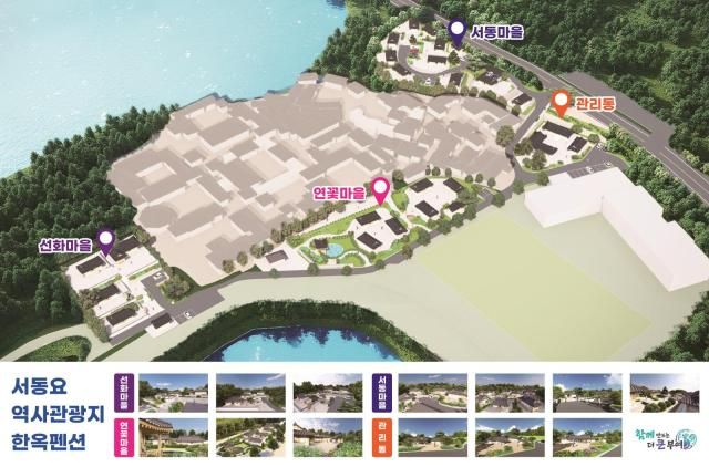 한옥 펜션 조감도사진부여군