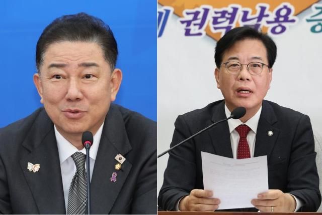 김병기 더불어민주당 원내대표왼쪽 송언석 국민의힘 원내대표오른쪽 사진연합뉴스