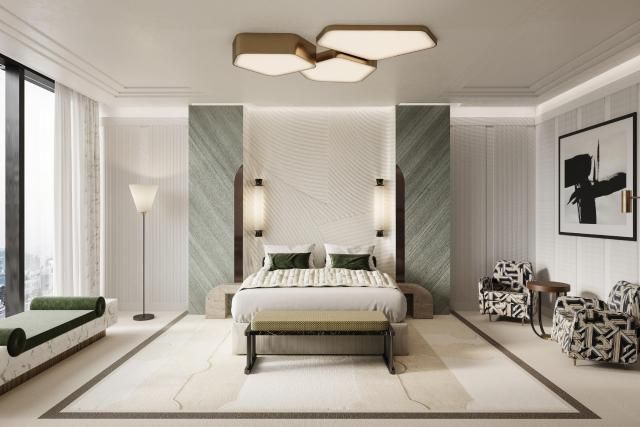 특급호텔에 배치된 시몬스 침대 사진시몬스침대