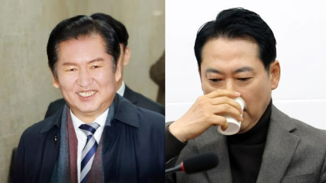 사진 왼쪽부터 정청래 더불어민주당 대표 장동혁 국민의힘 대표 사진연합뉴스