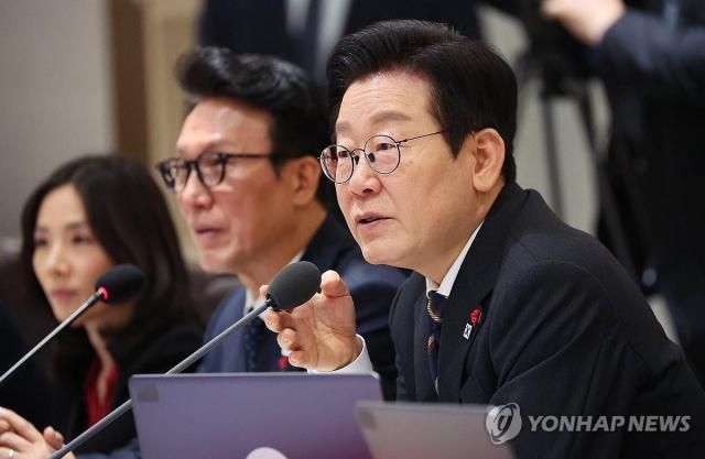 이재명 대통령이 지난 9일 서울 용산 대통령실에서 열린 국무회의에서 발언하고 있는 모습이다 사진연합뉴스