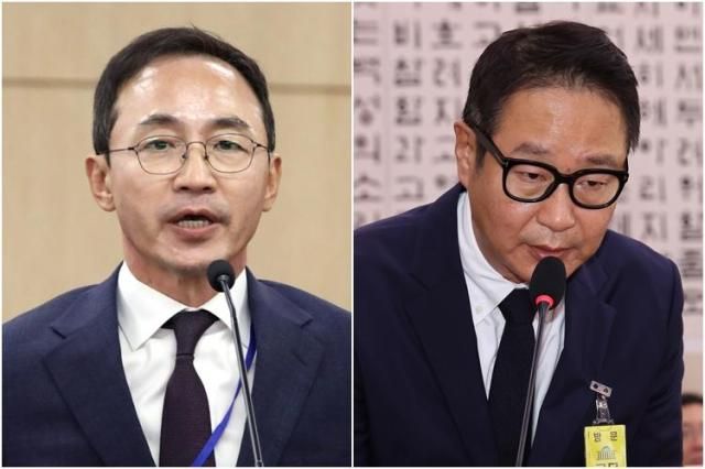 김오진 전 국토교통부 차관왼쪽과 김태영 21그램 대표 사진연합뉴스