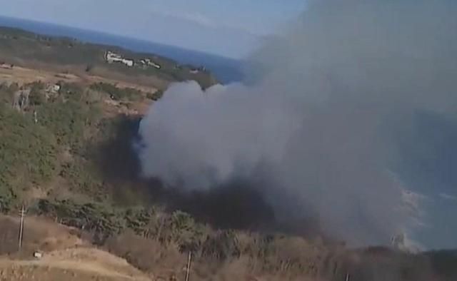 강릉 강동면의 한 야산에서 화재가 발생했다 사진산림청