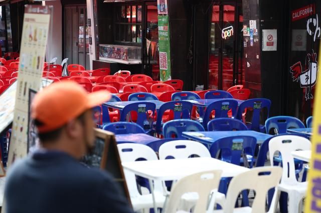 지난 7월 서울 시내 한 음식점의 모습 