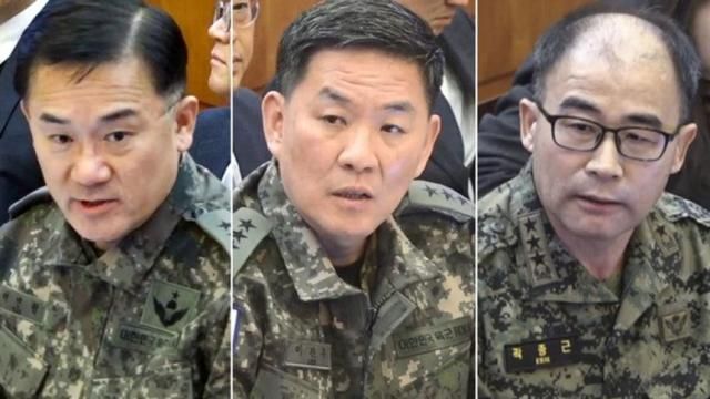 여인형·이진우·곽종근 사진헌법재판소