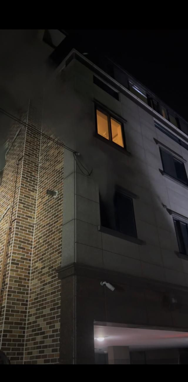 달성군 빌라 화재 사진대구소방안전본부