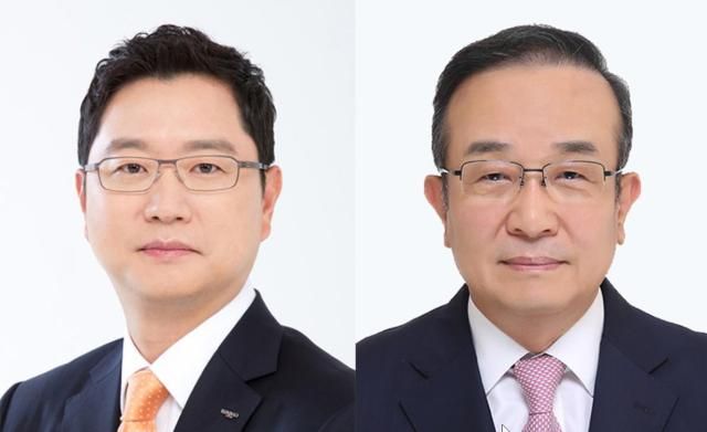 윤웅섭 일동제약 대표 회장사진 왼쪽 박대창 일동홀딩스 대표 회장사진일동제약그룹 