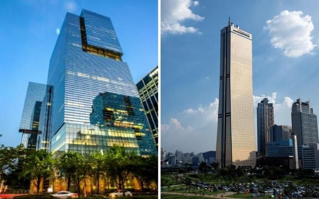 왼쪽부터 삼성생명과 한화생명 사진각사