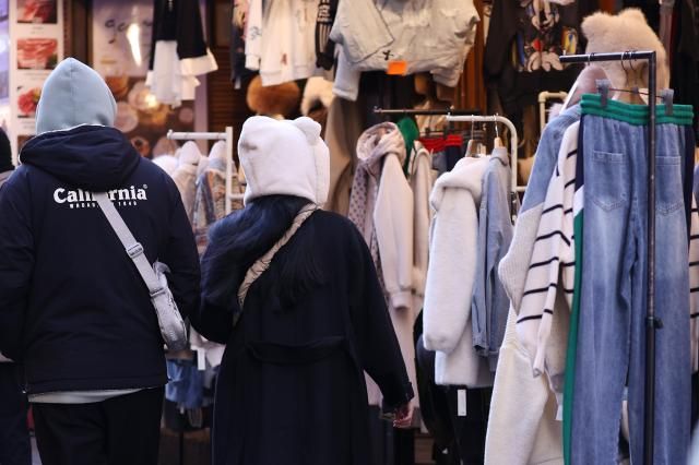 서울 시내 의류상점 모습 사진연합뉴스