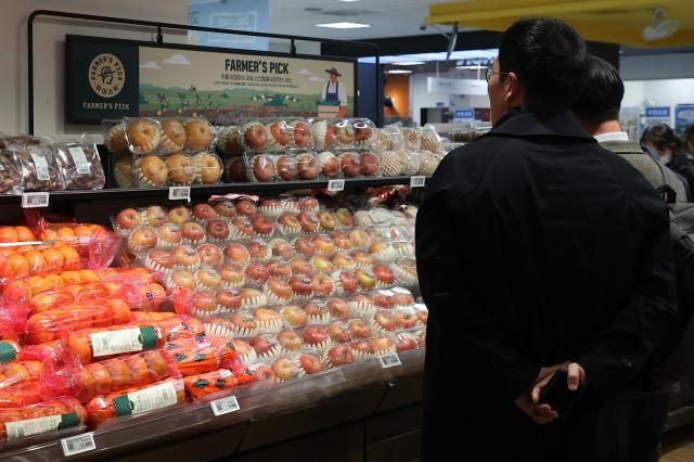 작년 물가급등 톱10 중 9개가 과일 등 먹거리…이상기후 탓 서울연합뉴스 류효림 기자 2일 서울 시내 대형마트 과일판매대에서 시민들이 과일을 장을 보고 있다 지난해 물가 상승이 가팔랐던 상위 10개 품목 중 과일·채소 등 먹거리가 대다수를 차지한 것으로 나타났다 지난 30일 통계청 국가통계포털KOSIS에 따르면 작년 소비자물가 조사 품목 458개 중 전년 대비 물가 상승 폭이 가장 큰 품목은 배719와 귤462이었다 202522 ryousantaynacokr2025-02-02 143017 저작권자 ⓒ ㈜연합뉴스 무단 전재 재배포 금지 AI 학습 및 활용 금지저작권자 ⓒ ㈜연합뉴스 무단 전재 재배포 금지 AI 학습 및 활용 금지