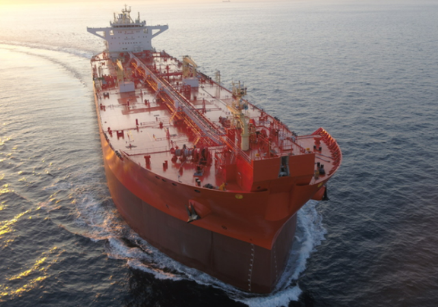 삼성중공업의 셔틀탱커 사진삼성중공업