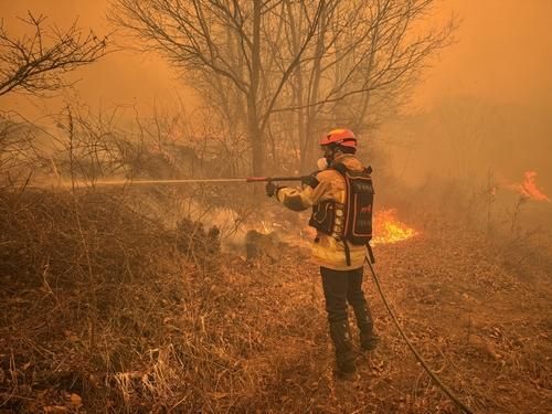 의성군 안평면 괴산리 산불 진화 사진연합뉴스