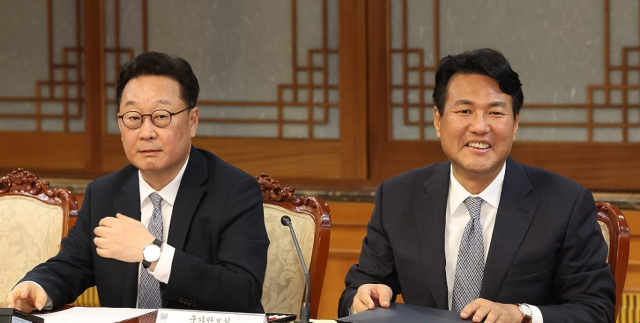  김태효 국가안보실 1차장과 왕윤종 3차장 사진연합뉴스