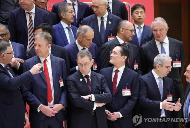 중국발전포럼에 참석한 이재용 삼성전자 회장 사진연합뉴스