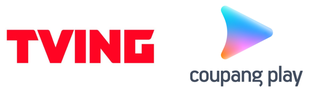 티빙 쿠팡플레이 BI 사진각 사
