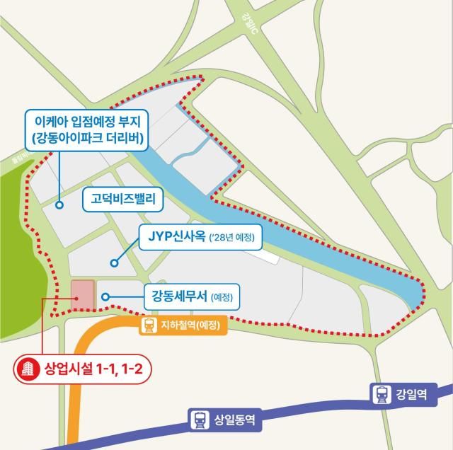 고덕강일지구 지도