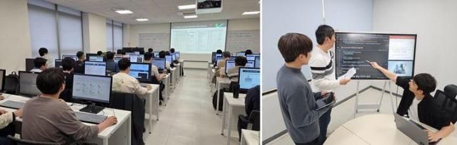 AI 교육 과정에 참여한 삼성전자 임직원들 모습 사진삼성전자
