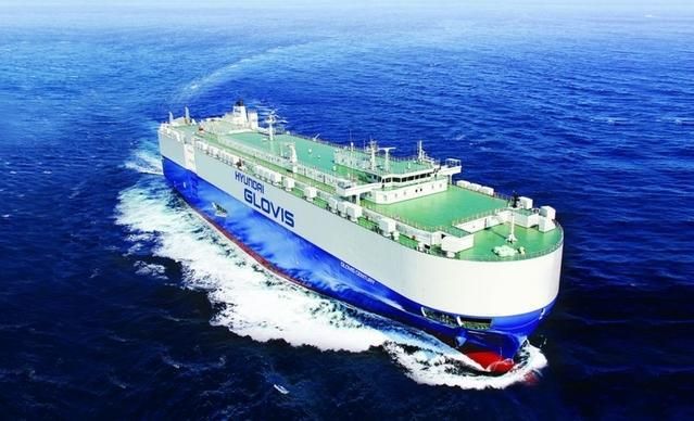 현대글로비스 자동차운반선 글로비스 센추리호의 모습 사진현대글로비스