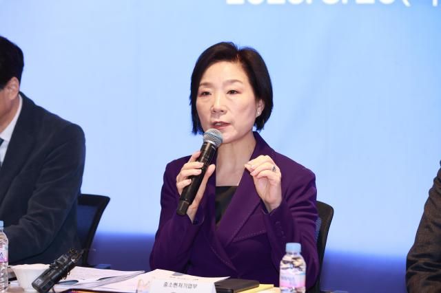 오영주 중소벤처기업부 장관 사진중소벤처기업부 