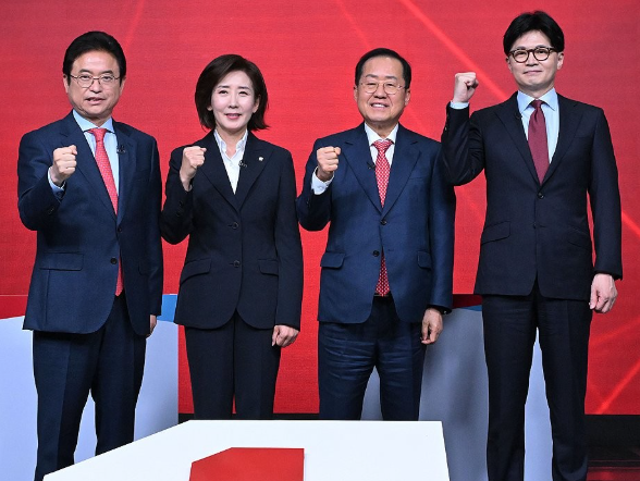 국민의힘 제21대 대통령 후보 경선 B조 1차 토론회 사진연합뉴스