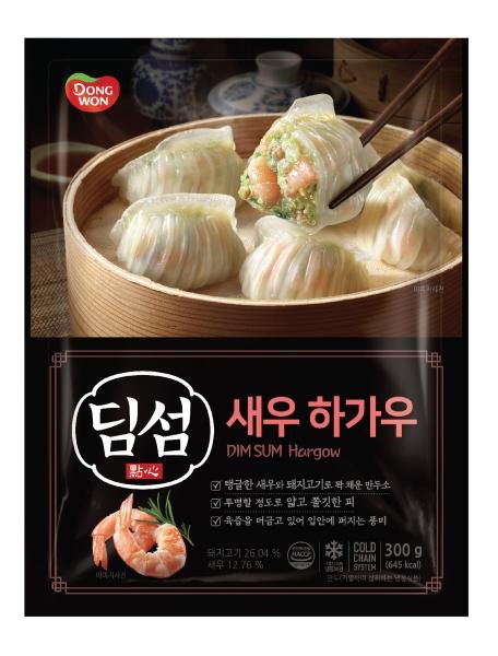친환경 포장재 미세발포필름을 적용한 딤섬류 제품 사진동원FB