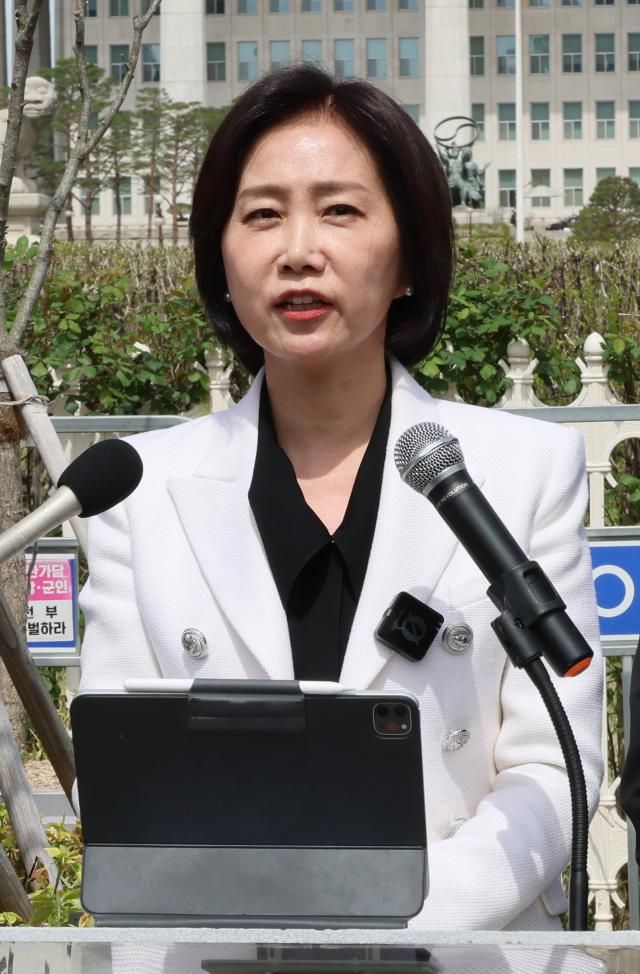 지난 23일 허은아 개혁신당 전 대표가 개혁신당 탈당을 선언했다 사진연합뉴스