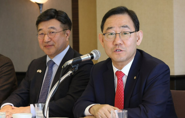 한일의원연맹 회장인 주호영 국회부의장 사진연합뉴스