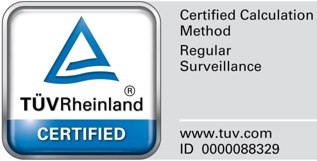 TUV 라인란드 제품 탄소발자국 방법론 인증 로고 사진LG디스플레이