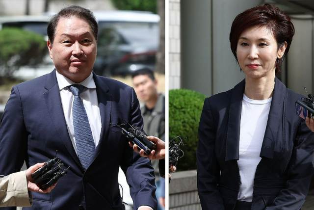 최태원 SK그룹 회장과 노소영 아트센터나비 관장 사진연합뉴스 