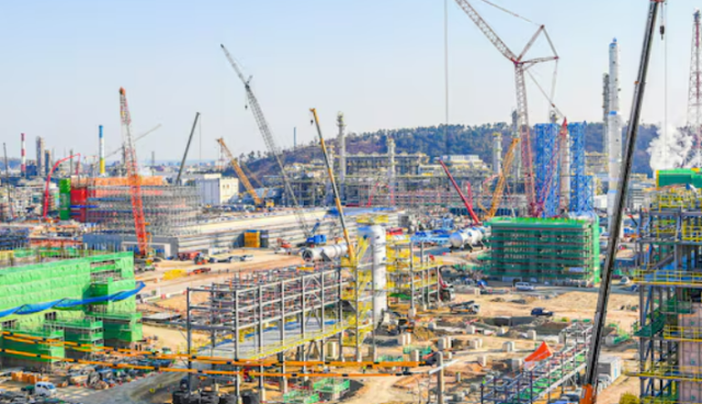 에쓰오일S-OIL 샤힌 프로젝트 공사 현장 사진에쓰오일 