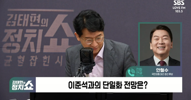 사진 SBS 김태현의 정치쇼 캡처