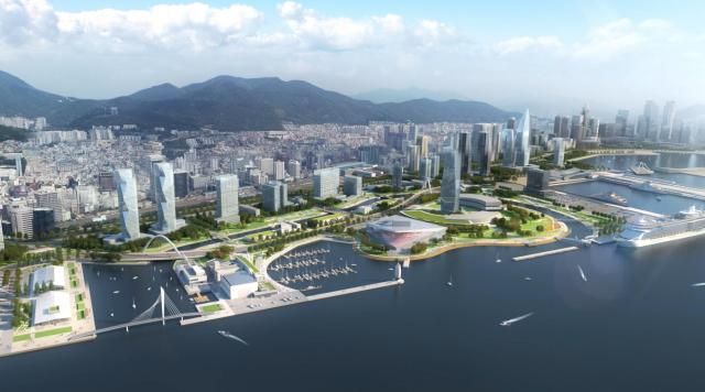 부산항 북항 재개발 조감도 사진해양수산부